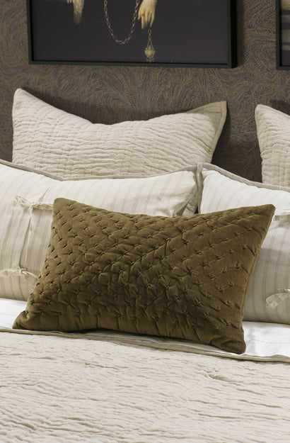 Mica Deep Moss Cushion