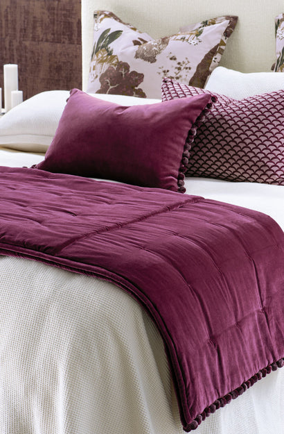 cerchio fuchsia cushion