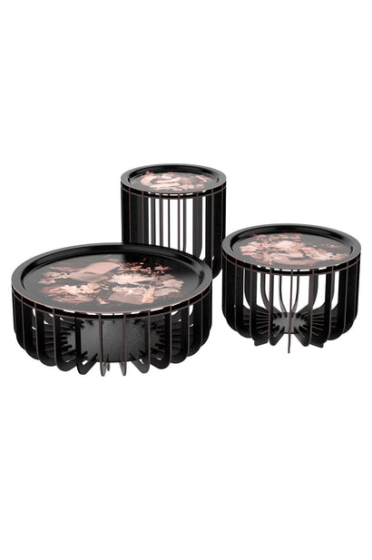 Medusa Large Outdoor Coffee Table - Levitation Rose