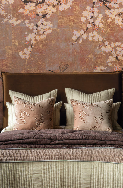 chaya pink clay cushion