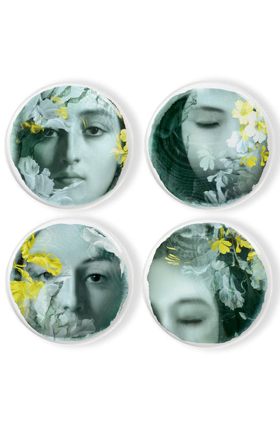 Porcelain - river set of 4