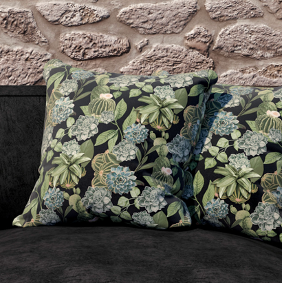 Terrario Preto Fabric