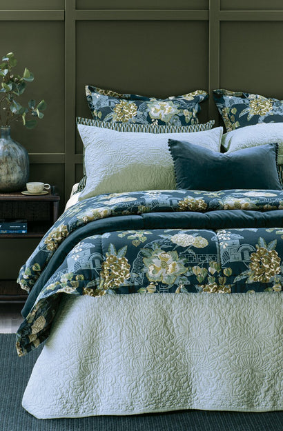 Fontanella Duck Egg Pillowsham Pair