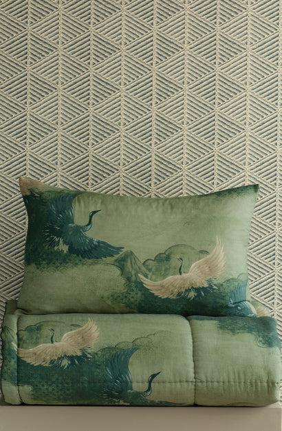 Tsuru Spruce Pillowcase Pair
