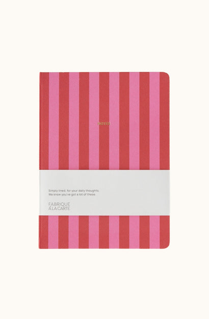 Notebook - Fabrique Stripes Pink