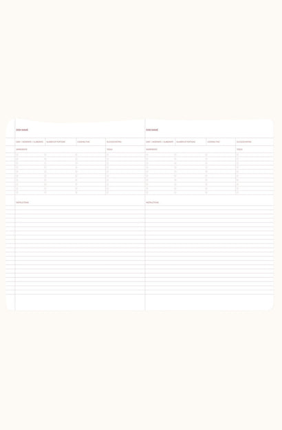 Recipe Journal