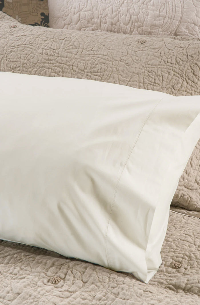 Ajour Ivory Standard Pillowcase