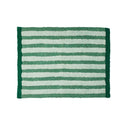 Stripe Reversible Green Bath Mat