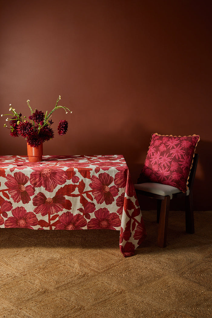 Leon Cerise Tablecloth