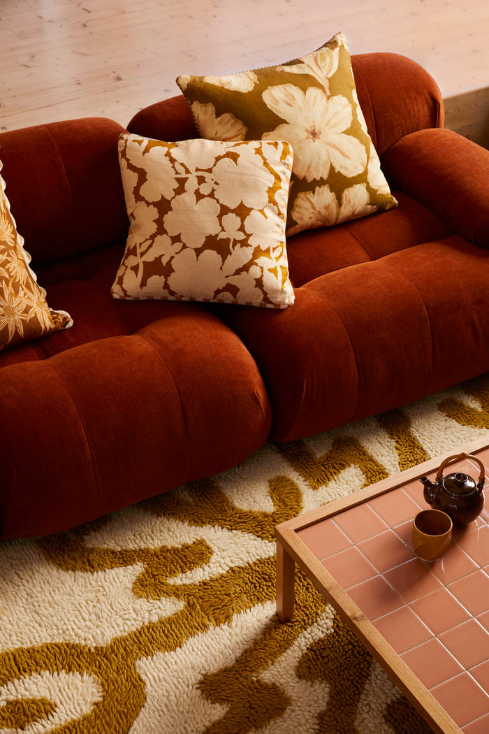 Tulip Mustard Cushion