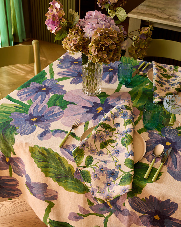 Lilas Blue Tablecloth