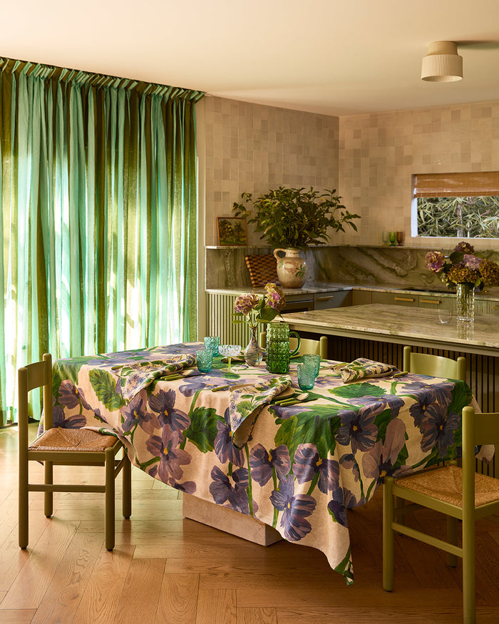 Lilas Blue Tablecloth