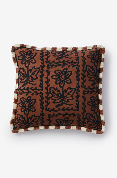 Daisy Chocolate Cushion