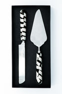 Cake Server Set - Black/White