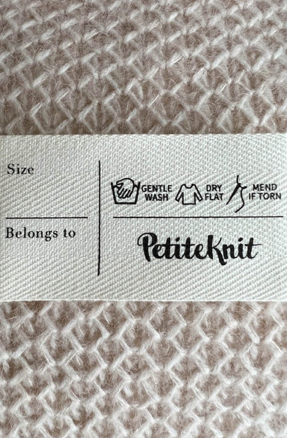 PetiteKnit Care Label