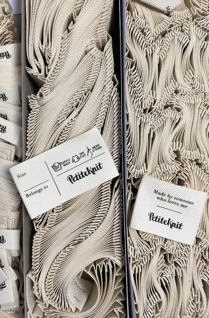 PetiteKnit Care Label