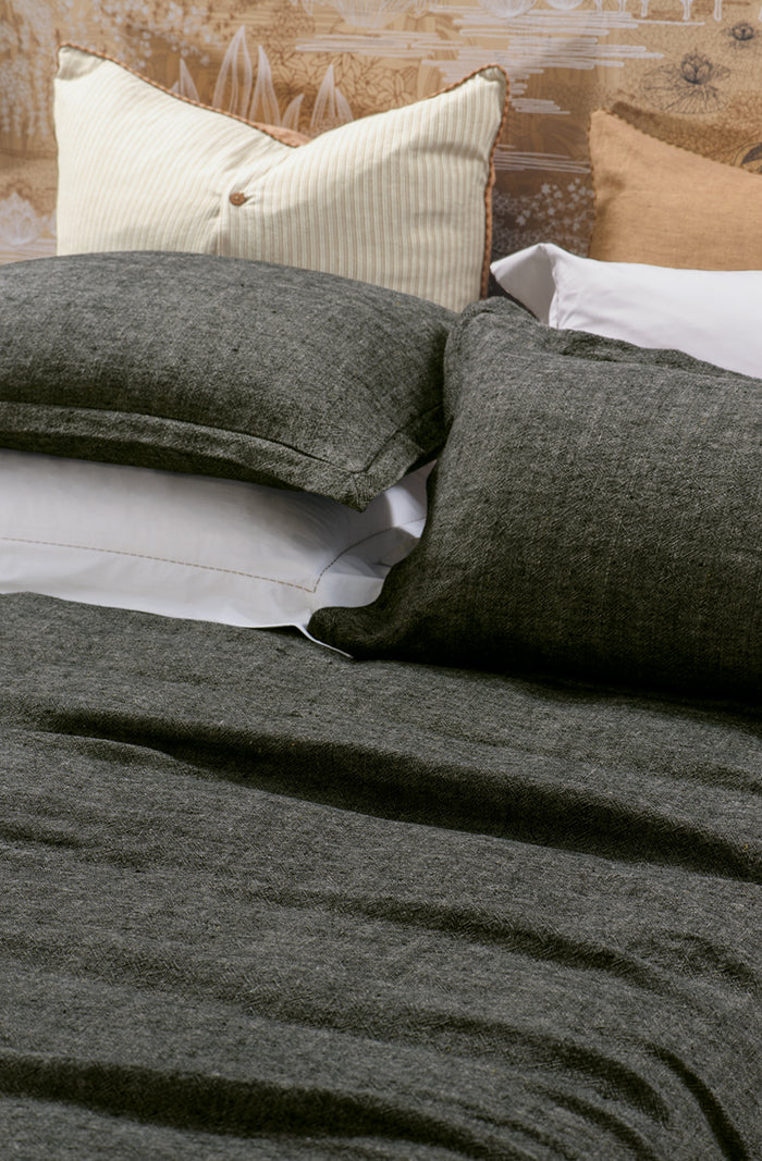 Cela Charcoal Bedspread