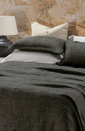 Cela Charcoal Pillowcase Pair