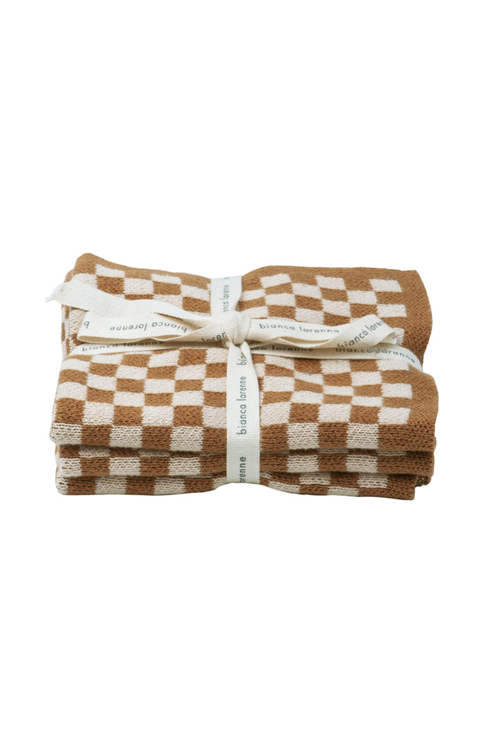 Chekka Clay Washcloths - set of three