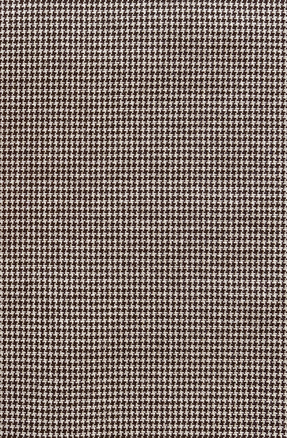 Cocoa Houndstooth Cotton Fabric