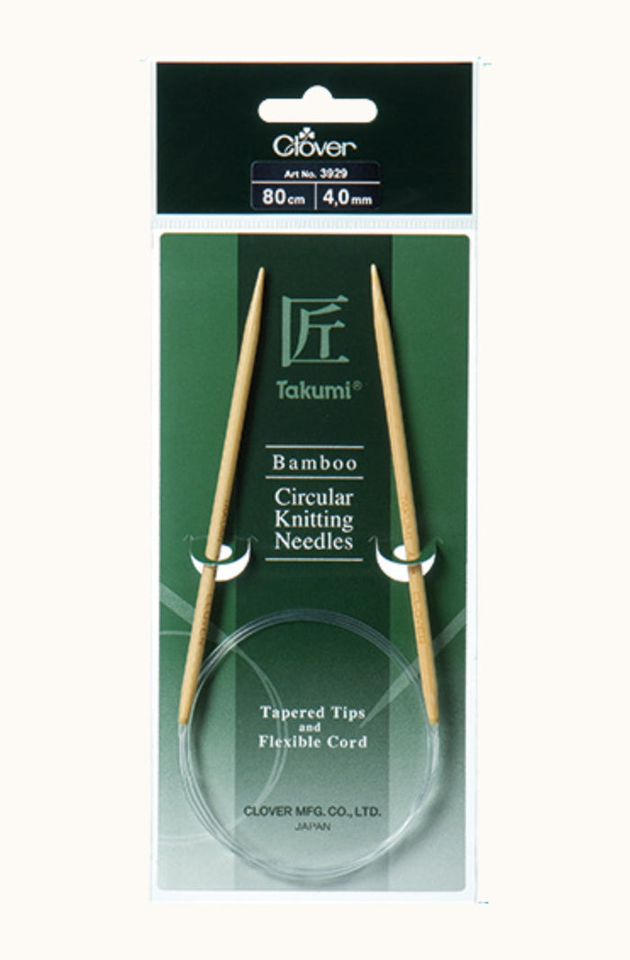 Takumi Bamboo 2mm Circular Needles 80cm