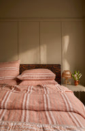 Hazelnut Stripe Eurocase - Set of 2