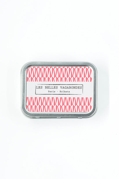 Silk Scarf - Dahlia Bordeaux - Bandeau