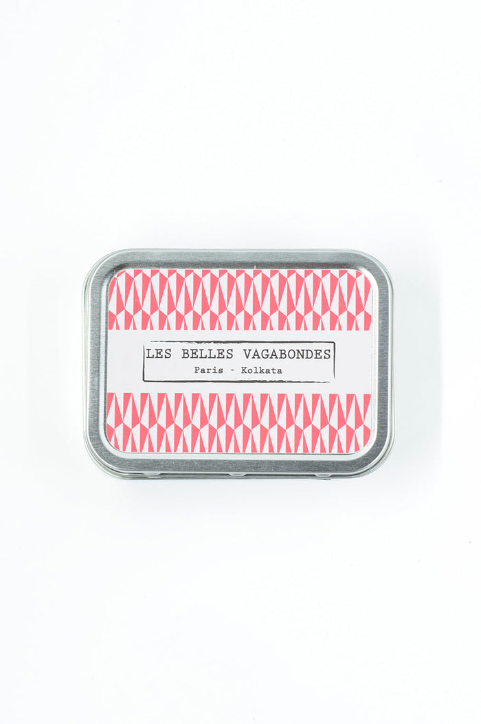 Silk Scarf - Dahlia Bordeaux - Bandeau