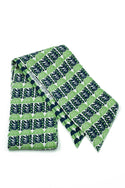 Silk Scarf - Dahlia Green - Bandeau