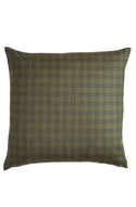 Deep Moss Plaid Cushion