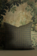 Deep Moss Plaid Cushion