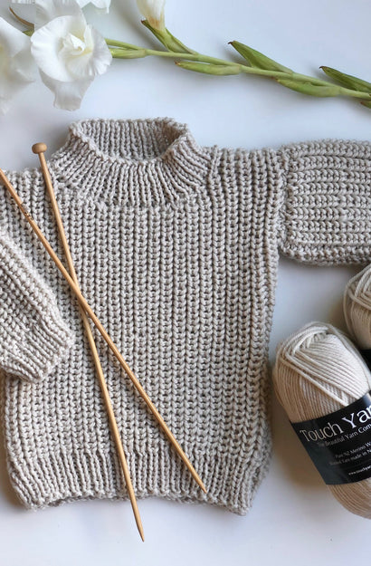 Easy Fisherman's Rib Jumper Pattern