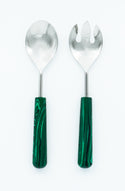 Salad Servers - Emerald