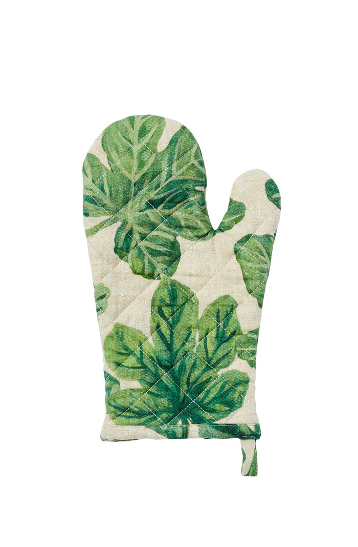 Fig Green Oven Gloves Set of 2