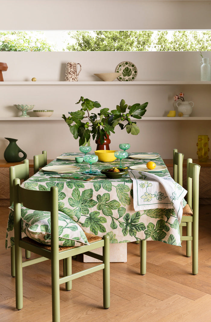 Fig Green Tablecloth
