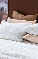 Fleur De L'Eau White Pillowsham Pair
