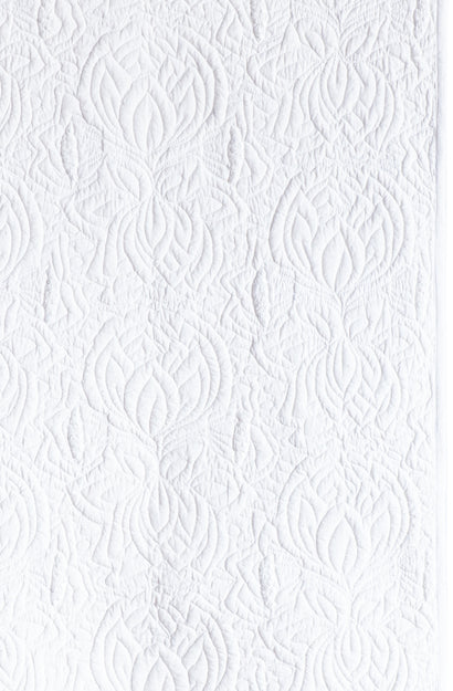 Fleur De L'Eau White Bedspread