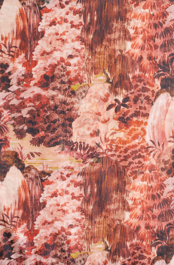 Floresta Merlot Fabric