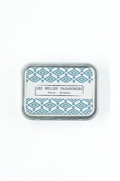 Silk Scarf - Fragment Blue - Bandeau