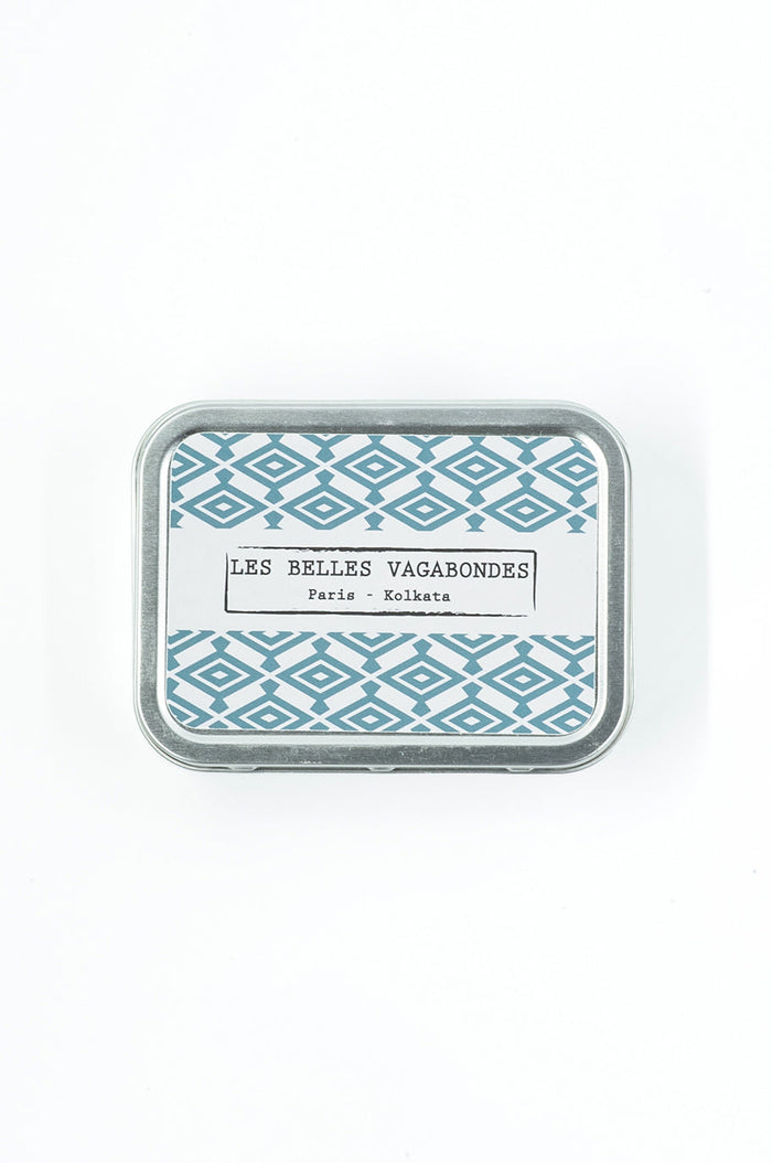 Silk Scarf - Fragment Blue - Bandeau