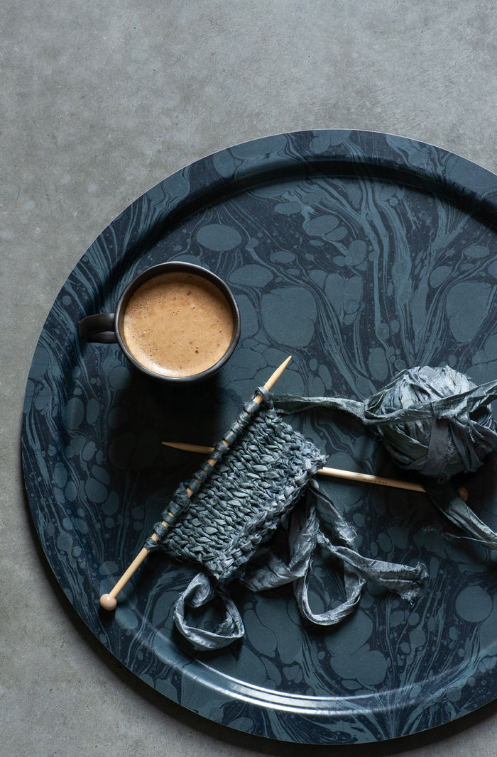 Silk Sari Ribbon - Fog