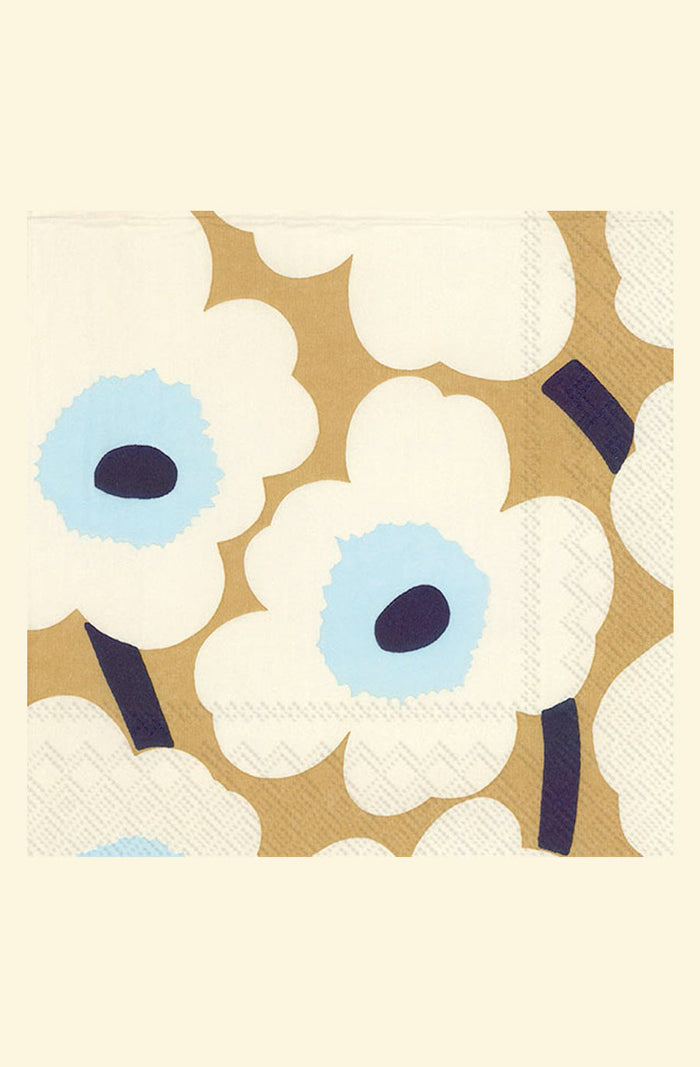 Unikko Cream Gold Napkin Set