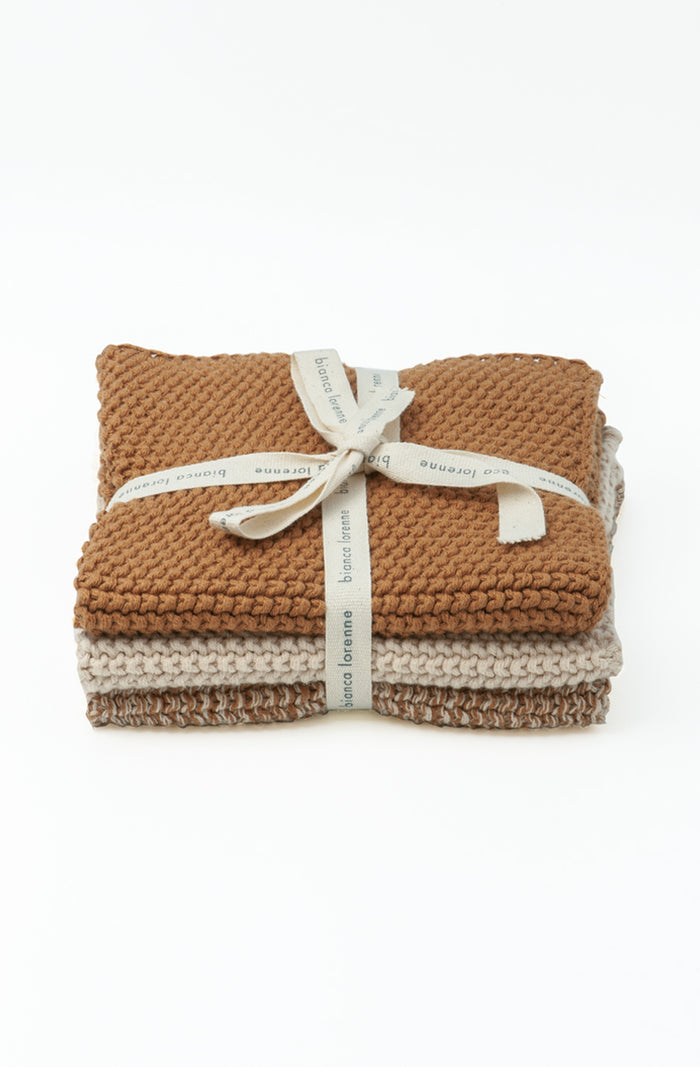 Lavette Clay Washcloths - set of three