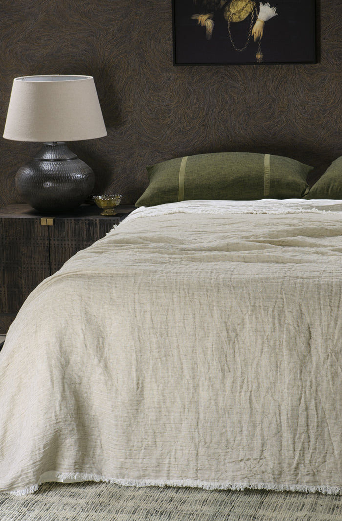 Ruscello Deep Moss Pillowcase Pair