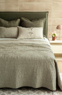 Misaka Light Moss Pillowsham Pair
