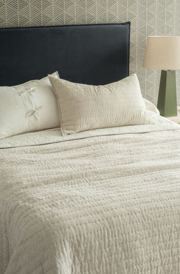 Misaka Oatmeal Bedspread