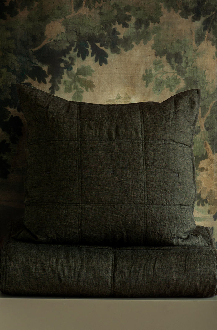 Noma Midnight Moss Bedspread