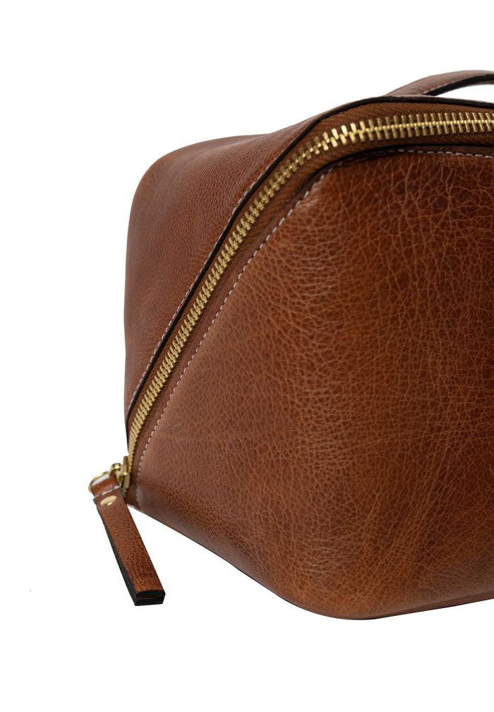 Project 9 Knitting Bag - Walnut/Gold