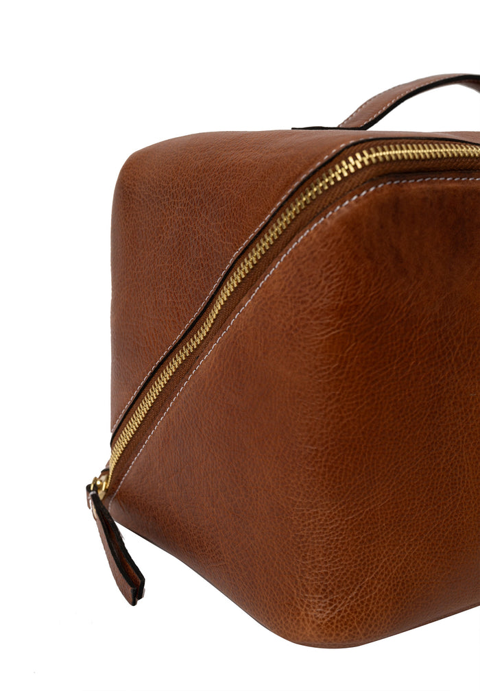 Project 10 Knitting Bag - Walnut/Gold