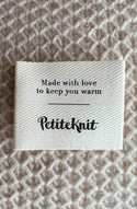 PetiteKnit 'Made With Love' Label